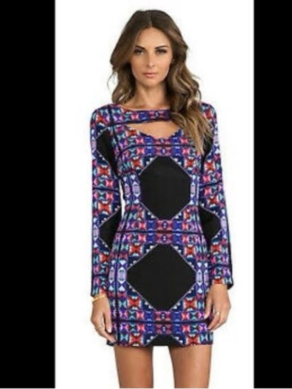 Mara Hoffman Rider Front Cut Out Dress Size 4